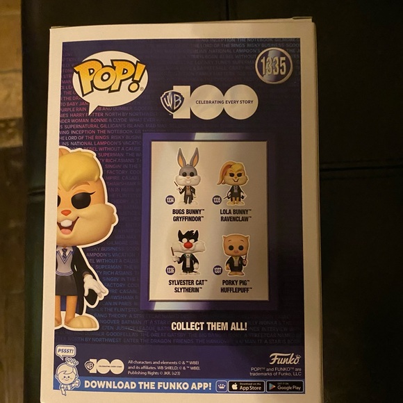 NYCC 2023 *OFFICIAL* FUNKO POP! LOLA BUNNY RAVENCLAW LOONEY TUNES / HARRY POTTER - Picture 4 of 4
